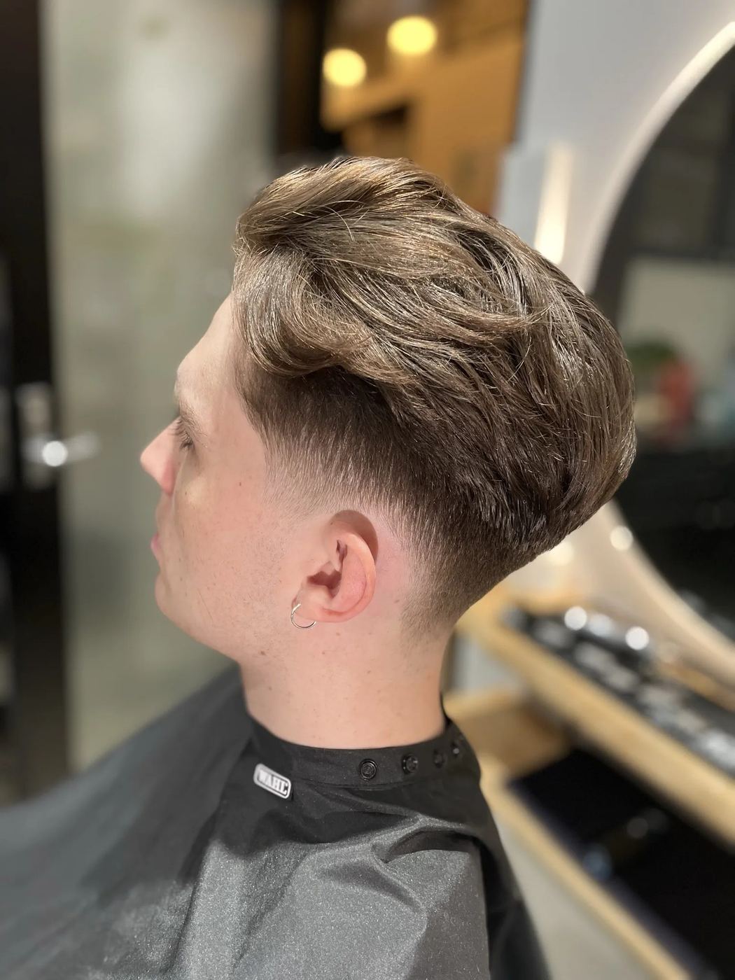 Textured crop with a clean low fade